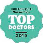 Philadelphia Magazine's: TOP DOCTORS - 2019