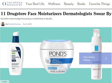 THE OPRAH MAGAZINE - 11 Drugstore face moisturizers dermatologists swear by