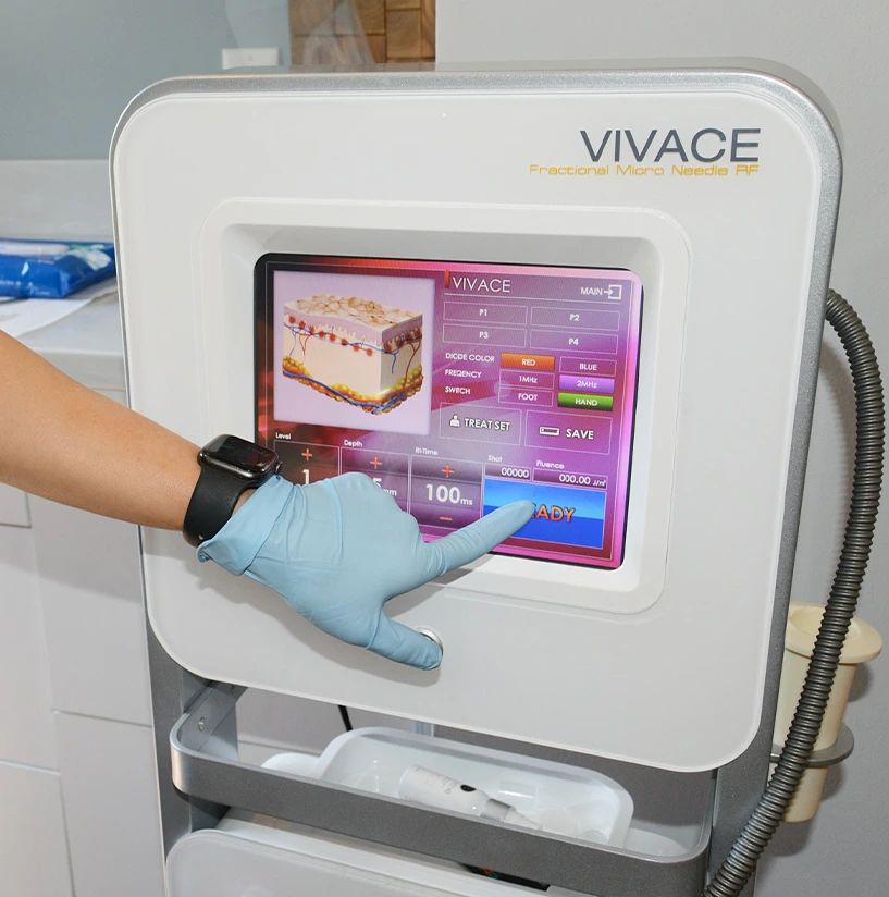 Photo: Vivace Microneedling machine