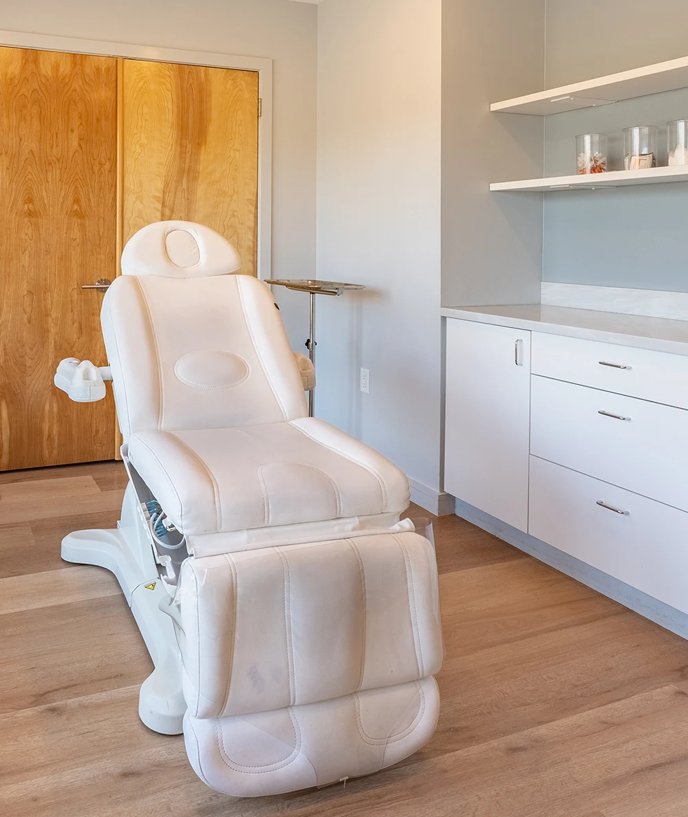 Interior of Spring House Dermatology office with modern decor and welcoming ambiance