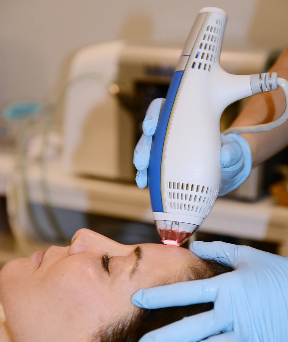 Female patient at Dull Skin treatment