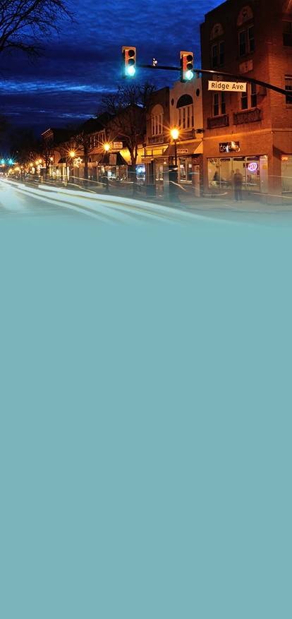 Quiet residential street with tree-lined sidewalks near Ambler Dermatology & Aesthetic Skin Care clinic in Ambler, Pennsylvania. Ambler Dermatology & Aesthetic Skin Care Banner